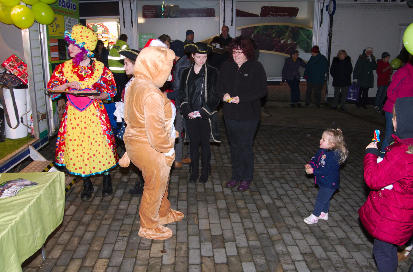 Some sort of mascot roams around from Isobel Sings at the Eye Lights, Eye, Suffolk - 28th November 2019