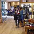 Harry and Isobel in the NT shop, The Tiles of Ickworth House, Horringer, Suffolk - 30th November 2019