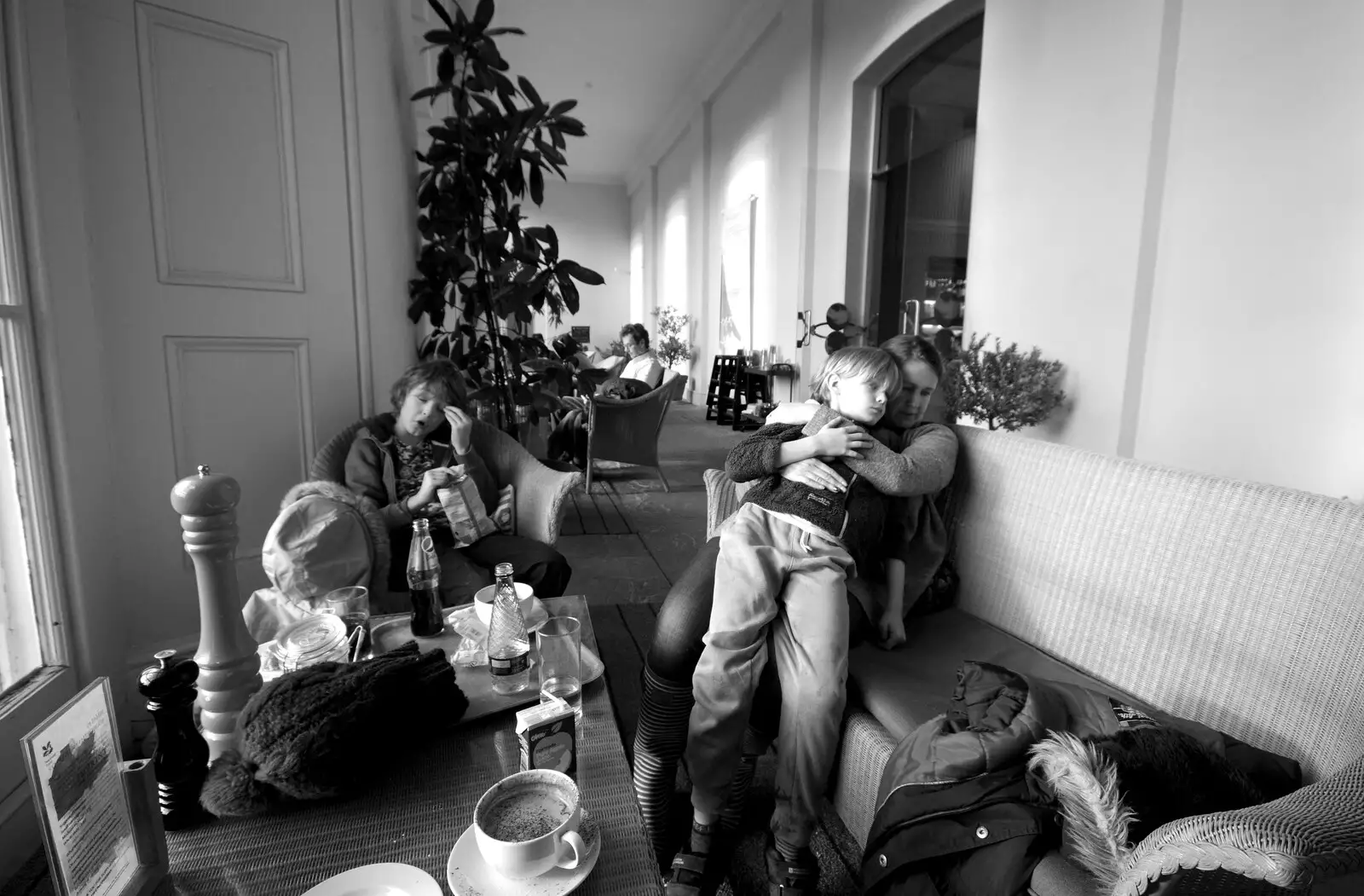 We stop for a hot drink and snacks in the Orangery, from The Tiles of Ickworth House, Horringer, Suffolk - 30th November 2019