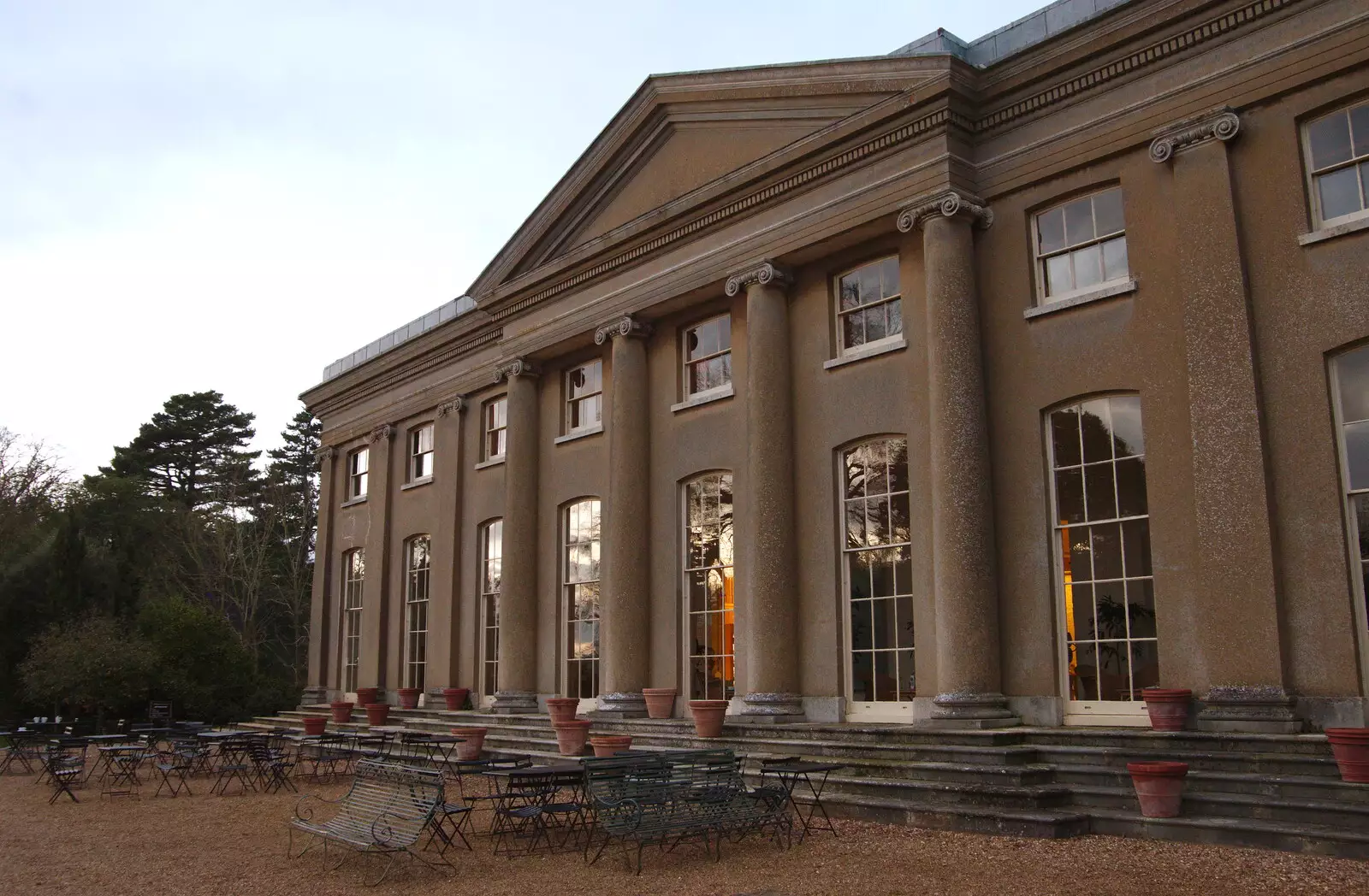 The Ickworth orangery, from The Tiles of Ickworth House, Horringer, Suffolk - 30th November 2019