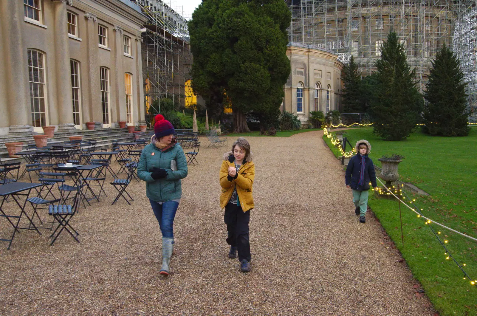 We walk back past the orangery, from The Tiles of Ickworth House, Horringer, Suffolk - 30th November 2019