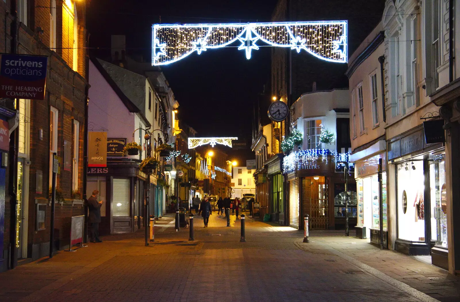 Abbeygate Street in Bury, from Pizza Express and a School Quiz, Bury St. Edmunds and Eye, Suffolk - 30th November 2019