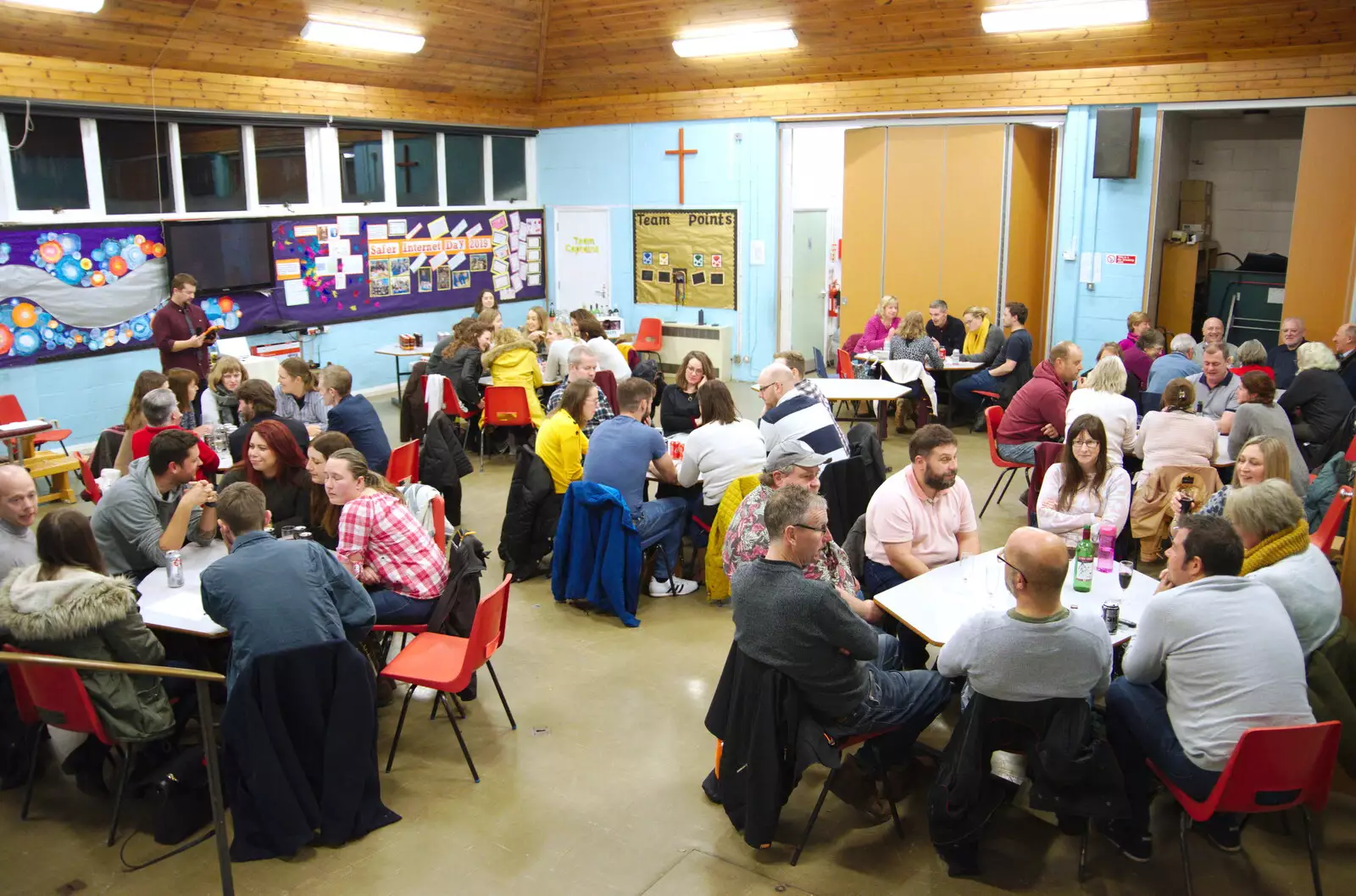 There's a good turnout, from Pizza Express and a School Quiz, Bury St. Edmunds and Eye, Suffolk - 30th November 2019