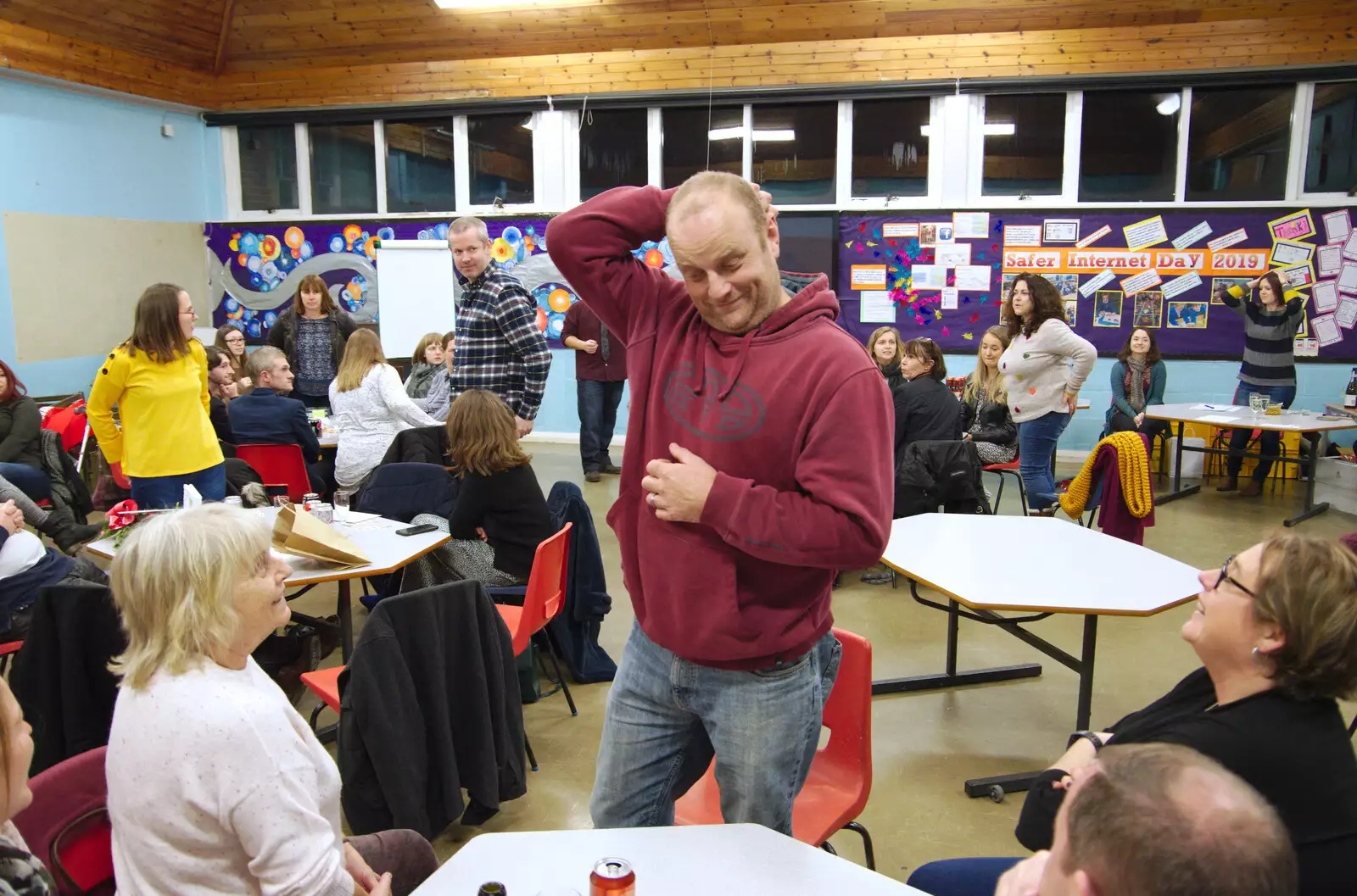 More heads and tails, from Pizza Express and a School Quiz, Bury St. Edmunds and Eye, Suffolk - 30th November 2019