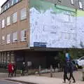 A decorated building on Rampant Horse Street, Norwich in Ninety, and Christmas Trees, Norwich and Diss - 8th December 2019