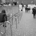 Harry climbs on some under-used bike racks, Norwich in Ninety, and Christmas Trees, Norwich and Diss - 8th December 2019