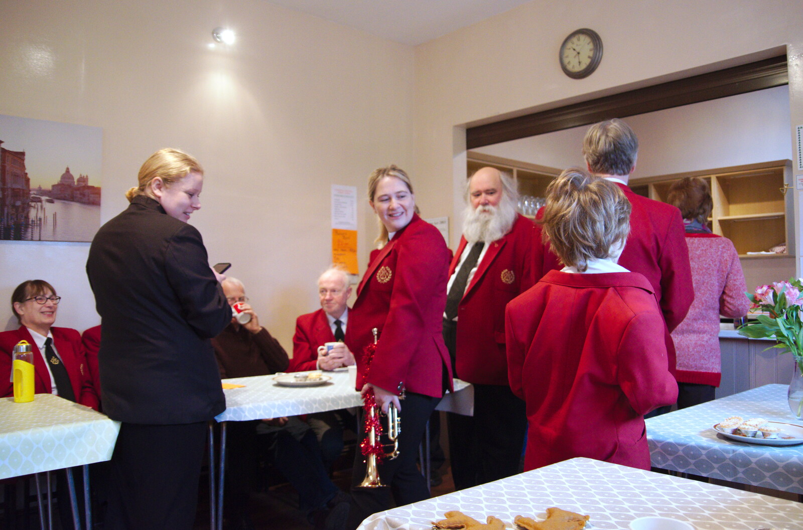 It's time for a quick drink of squash from GSB Concerts and the BSCC Christmas Dinner, Suffolk - 13th December 2019