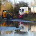 The stricken bulker hauls itself out of the ditch, A Spot of Christmas Shopping, Norwich, Norfolk - 23rd December 2019