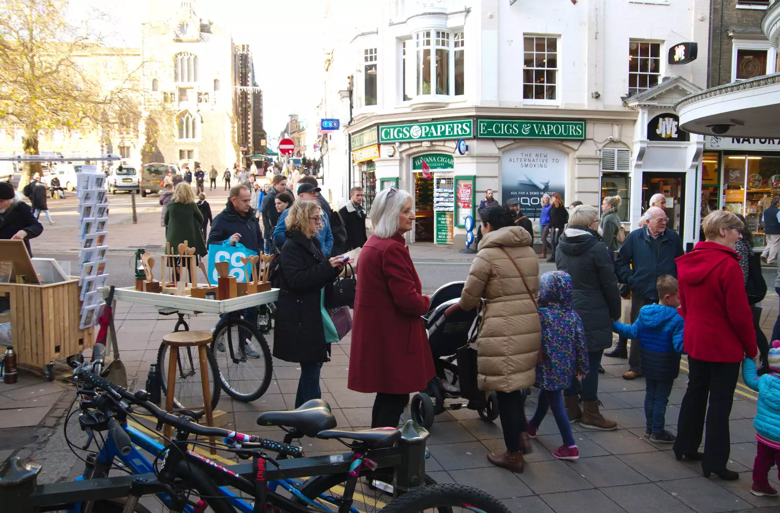 The milling crowds, from A Spot of Christmas Shopping, Norwich, Norfolk - 23rd December 2019