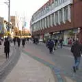 The now-pedestrianised Westlegate in Norwich, A Spot of Christmas Shopping, Norwich, Norfolk - 23rd December 2019