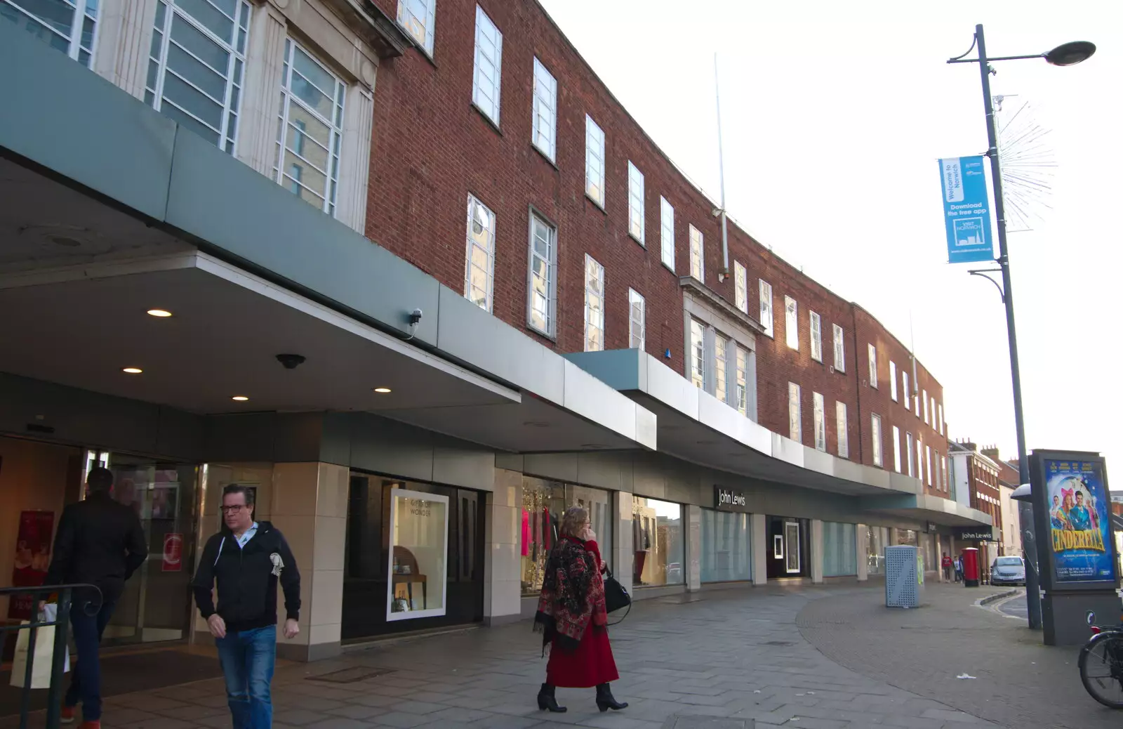 The John Lewis building, from A Spot of Christmas Shopping, Norwich, Norfolk - 23rd December 2019