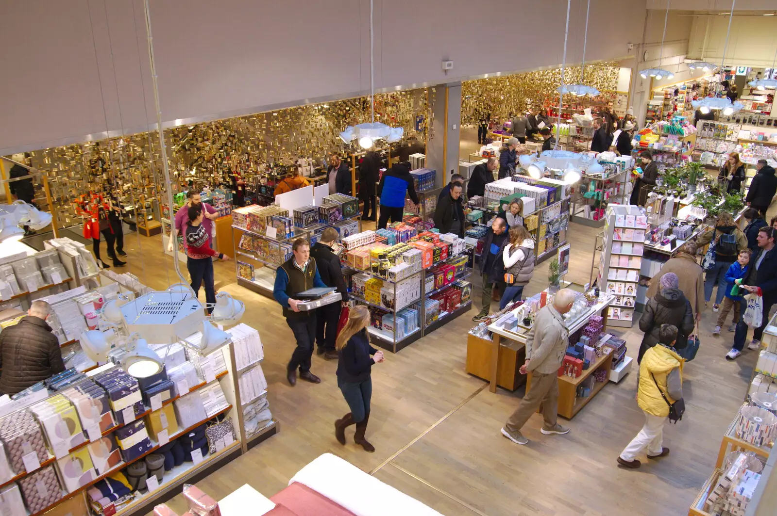 Action in John Lewis, from A Spot of Christmas Shopping, Norwich, Norfolk - 23rd December 2019