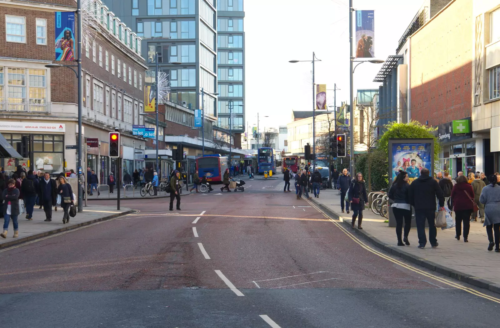 St. Stephen's Street, from A Spot of Christmas Shopping, Norwich, Norfolk - 23rd December 2019