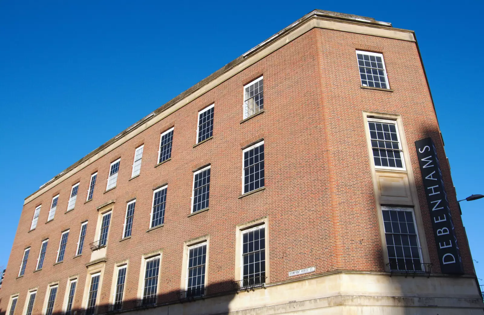 The late-1940s/early 50s Debenham's building, from A Spot of Christmas Shopping, Norwich, Norfolk - 23rd December 2019