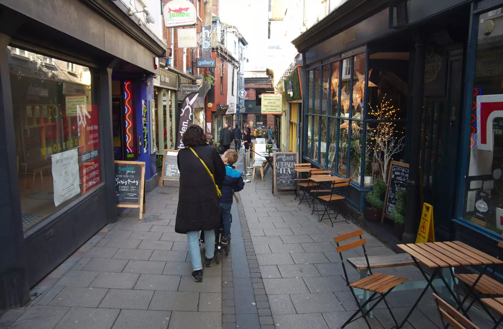 Upper Goat Lane, from A Spot of Christmas Shopping, Norwich, Norfolk - 23rd December 2019