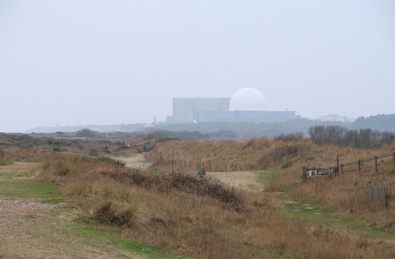 Sizewell power station from A Trip to the Beach, Dunwich Heath, Suffolk - 27th December 2019