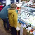 Fred inspects the cheese, Diss Panto and the Christmas Lights, Diss, Norfolk - 27th December 2019