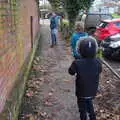 On the path from Shelfanger Road car park, Diss Panto and the Christmas Lights, Diss, Norfolk - 27th December 2019