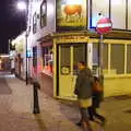 Outside Browne's the Butchers, Diss Panto and the Christmas Lights, Diss, Norfolk - 27th December 2019