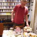 Bill scopes out the food, A New Year's Eve Party, Brome, Suffolk - 31st December 2019