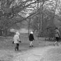 Roaming in black and white, New Year's Day on the Ling, Wortham, Suffolk - 1st January 2020