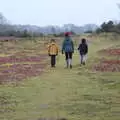 Wandering off over the Ling, New Year's Day on the Ling, Wortham, Suffolk - 1st January 2020