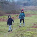 Harry and Isobel, New Year's Day on the Ling, Wortham, Suffolk - 1st January 2020
