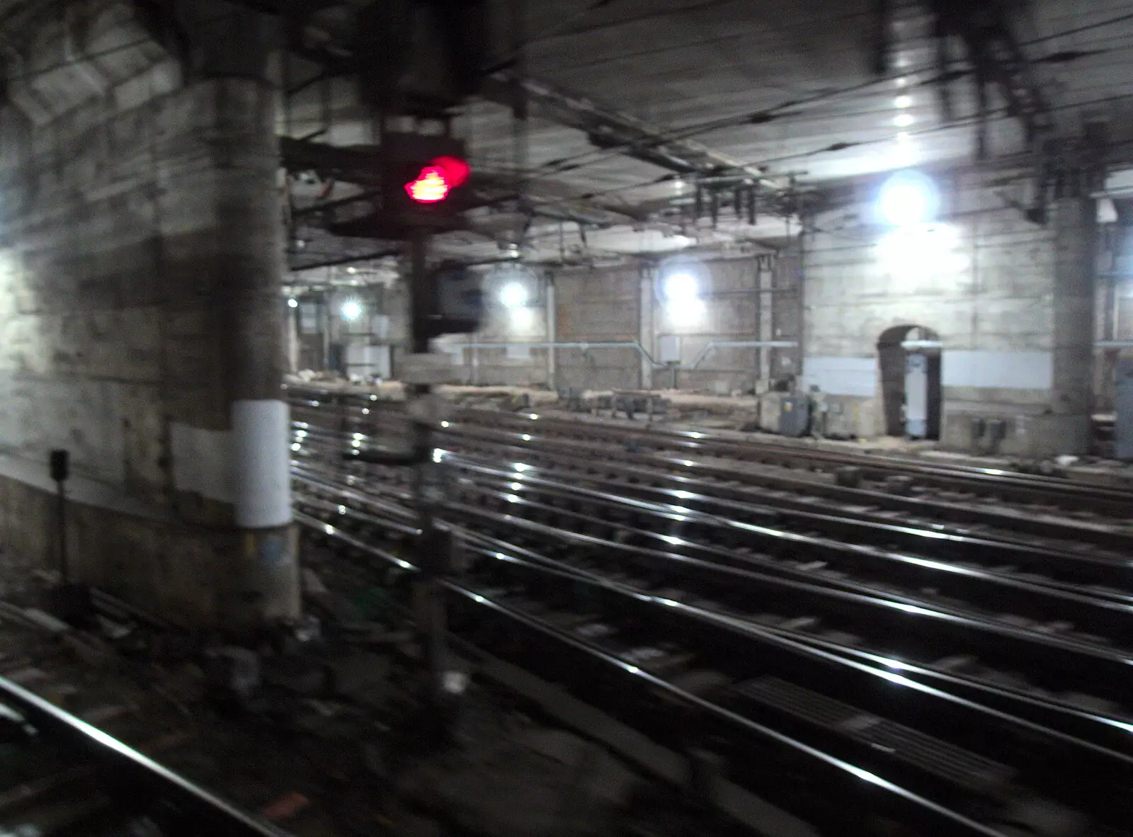 The tracks into Liverpool Street Station, from A Small Transport Miscellany, London - 7th January 2020