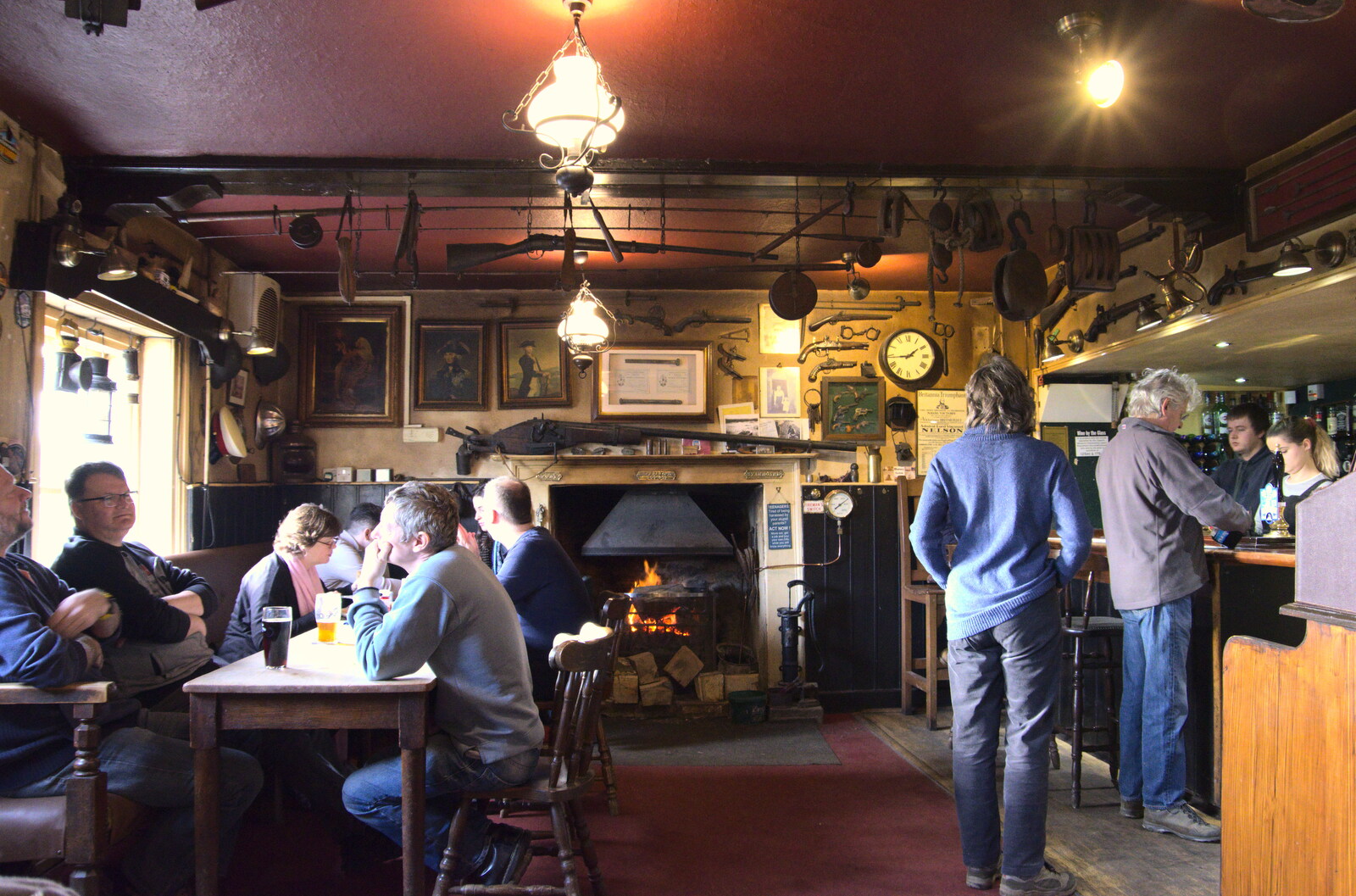 The Nelson Head bar, where we stop off for a bit from To See the Seals, Horsey Gap, Norfolk - 10th January 2020