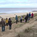 There's a bit of a crowd on the beach, To See the Seals, Horsey Gap, Norfolk - 10th January 2020