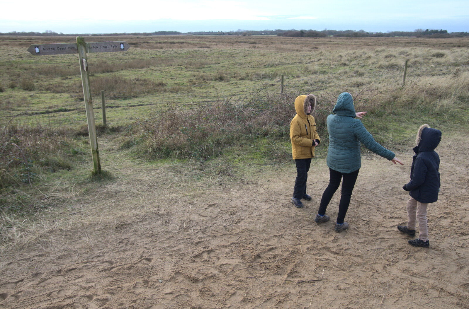 We're on the Norfolk Coast Path from To See the Seals, Horsey Gap, Norfolk - 10th January 2020