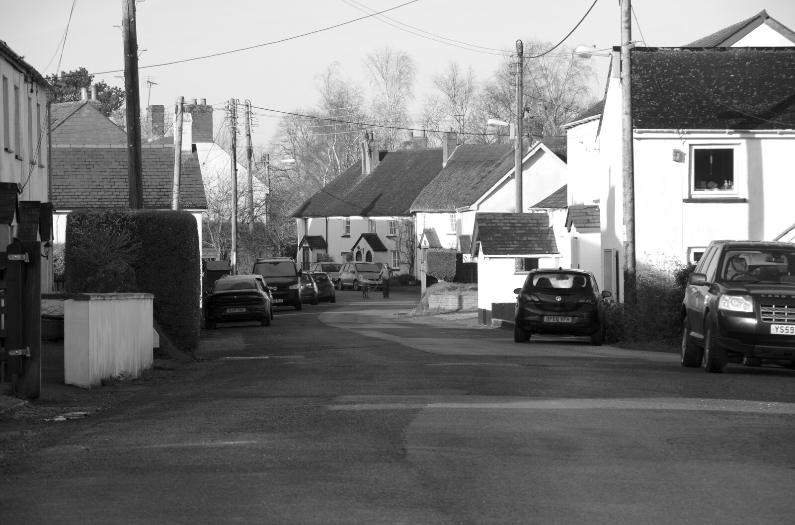 The main village street from A Short Trip to Spreyton, Devon - 18th January 2020