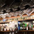 Glasses hang from the top of the bar, A Short Trip to Spreyton, Devon - 18th January 2020