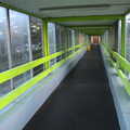 The link bridge has had a lime-green paint job, A Short Trip to Spreyton, Devon - 18th January 2020