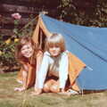 Family History: Birtle's Close, Sandbach, Cheshire - 24th January 2020, Sis and Nosher in the tent