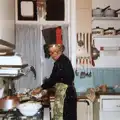 Grandmother prepares some Christmas dinner, Family History: Danesbury Avenue, Tuckton, Christchurch, Dorset - 24th January 2020