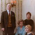 Grandad in the lounge at Danesbury, Family History: Danesbury Avenue, Tuckton, Christchurch, Dorset - 24th January 2020