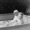 In the paddling pool, Raven Road, Family History: Raven Road, Timperley, Altrincham - 24th January 2020