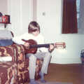 Family History: The 1980s - 24th January 2020, Nosher plays guitar at Danesbury Avenue