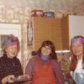 Grandmother, Caroline and Mother round N&C's for Christmas, Family History: The 1980s - 24th January 2020