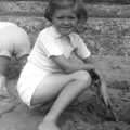 Janet in a sandpit, Family History: The 1940s and 1950s - 24th January 2020