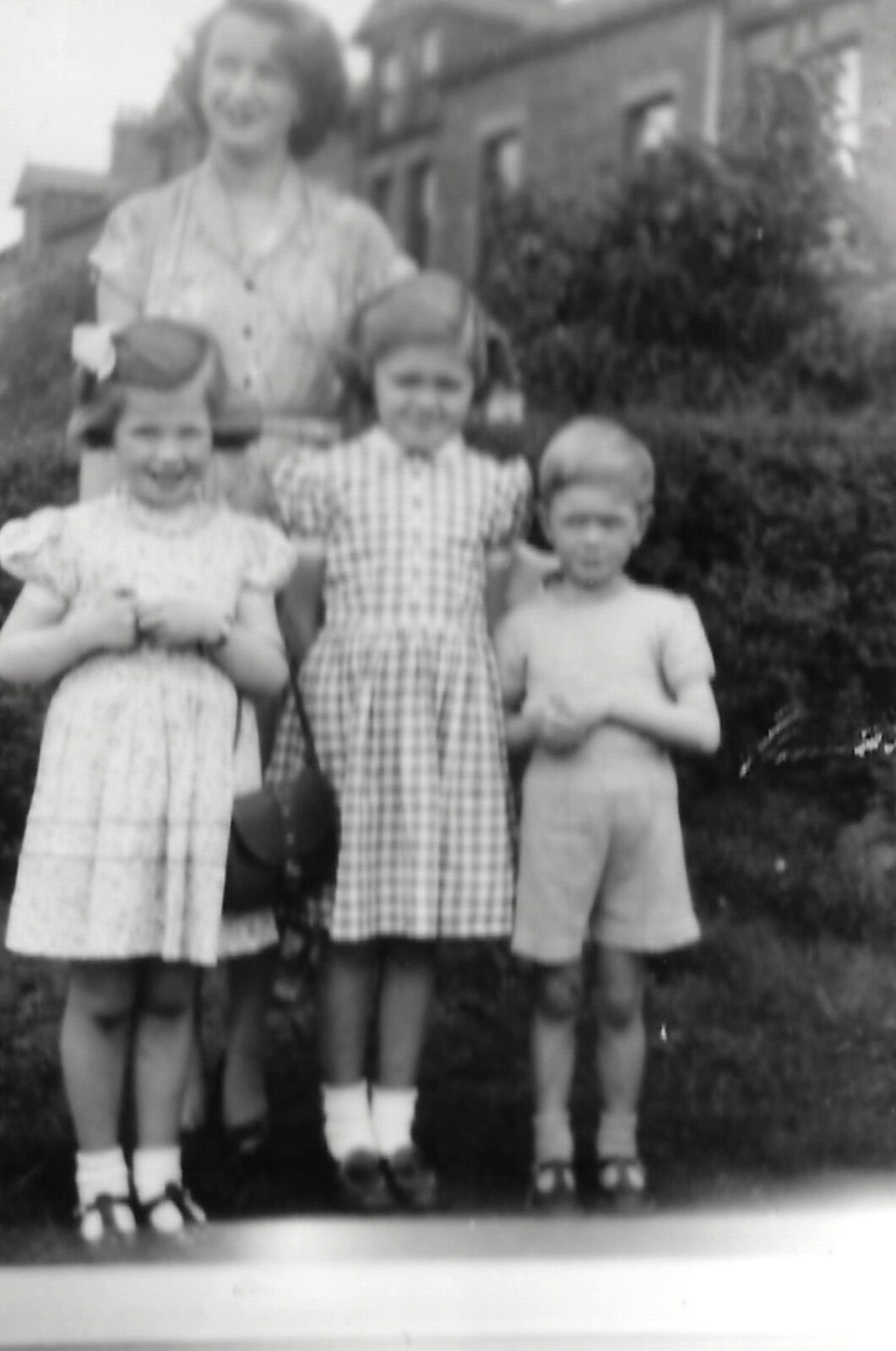 Family History: The 1940s and 1950s - 24th January 2020: Margaret with Judith, Janet and Neil