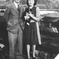 Joseph and Margaret, with Raff as a puppy, Rawtenstall, Family History: The 1940s and 1950s - 24th January 2020