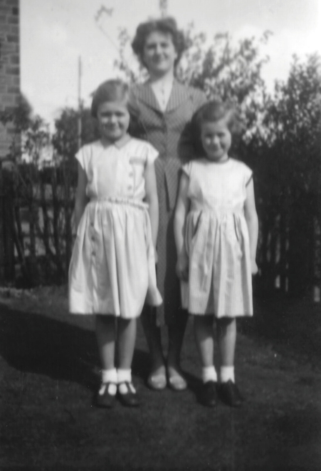 A family friend with the two girls from Family History: The 1940s and 1950s - 24th January 2020