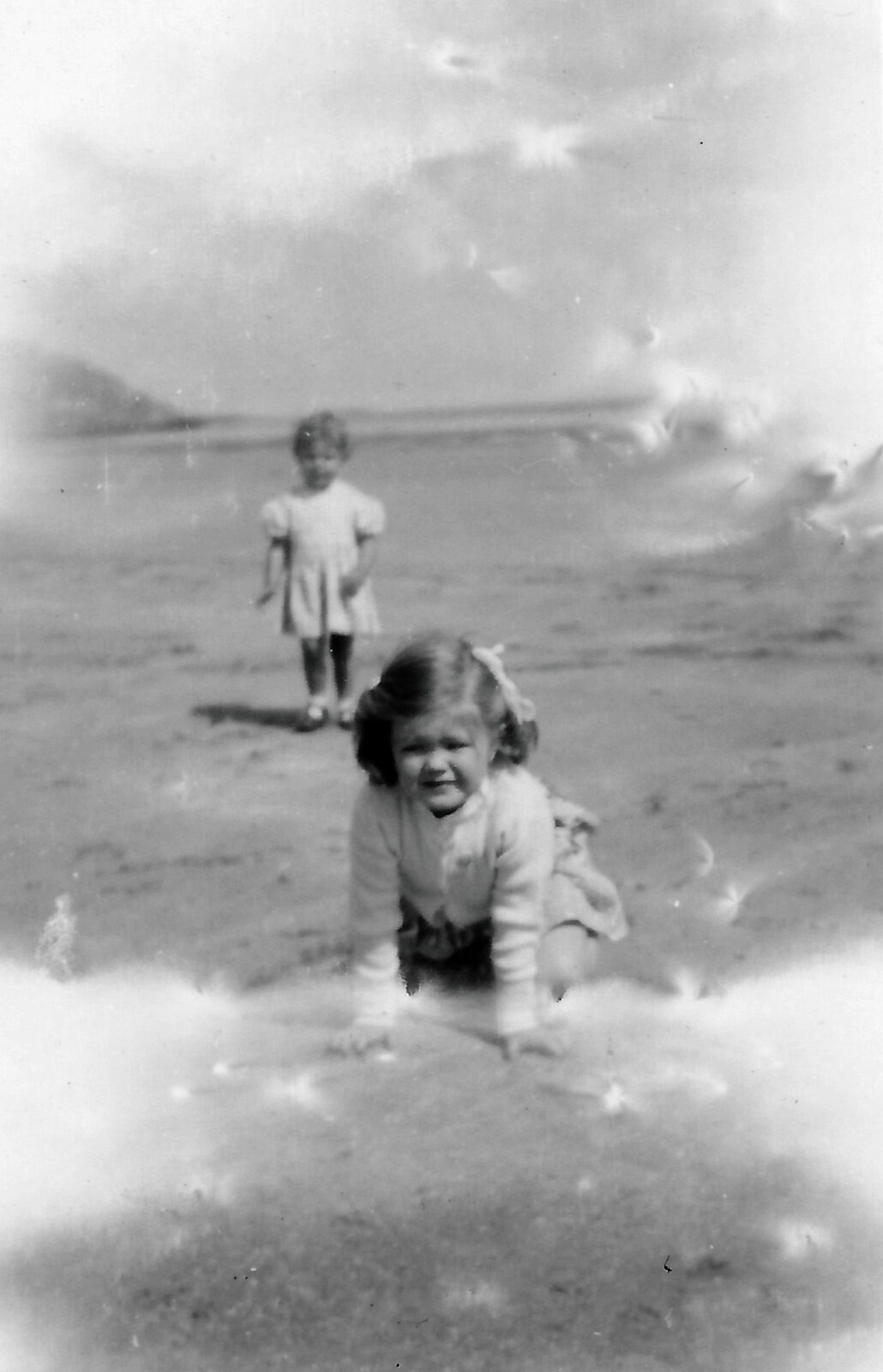 Janet on the beach from Family History: The 1940s and 1950s - 24th January 2020