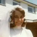 Caroline, outside the house in Burton, Family History: The 1970s, Timperley and Sandbach, Cheshire - 24th January 2020