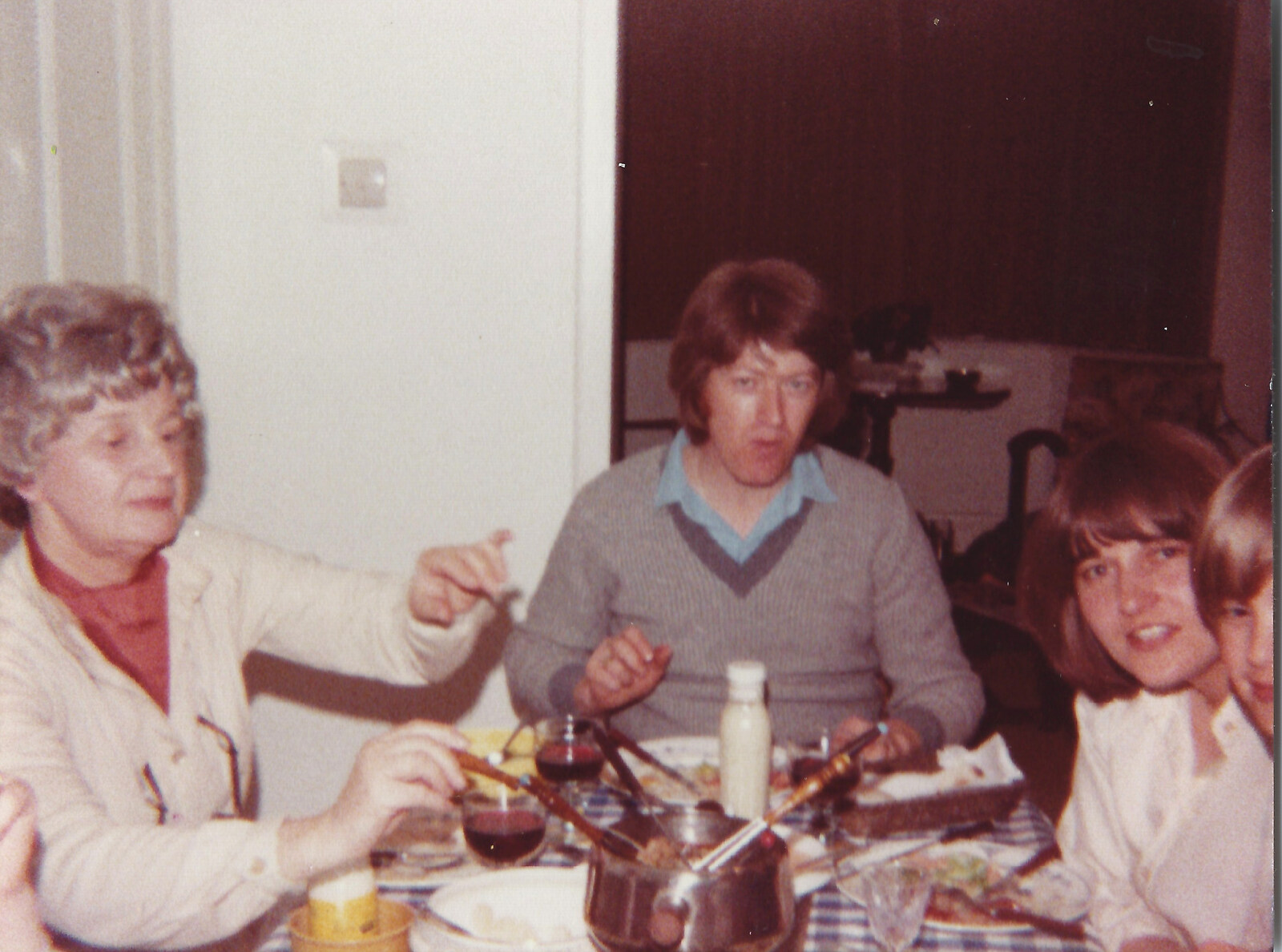Family History: The 1970s, Timperley and Sandbach, Cheshire - 24th January 2020: Grandmother, Neil and Caroline