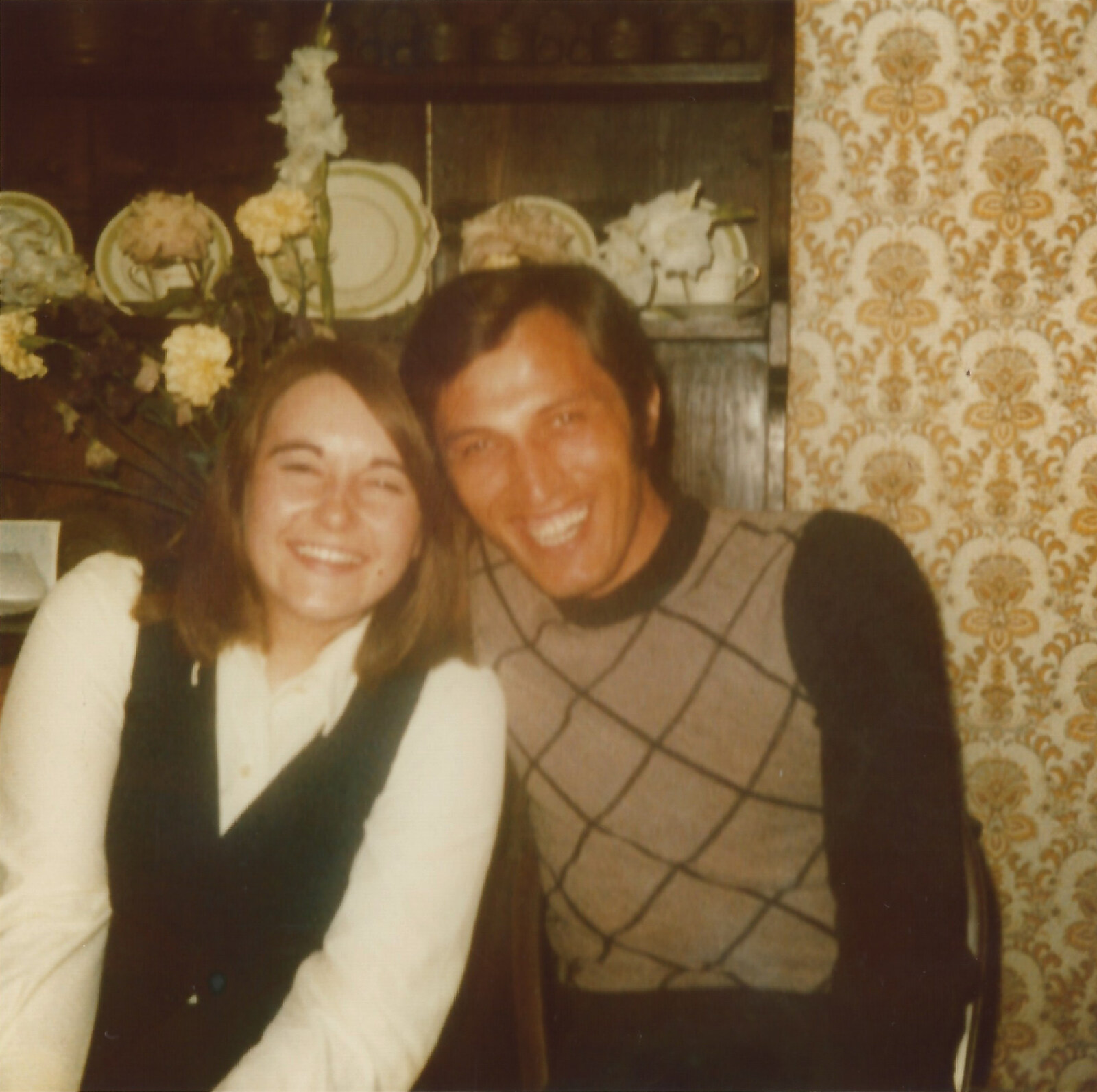 Caroline and Bruno from Family History: The 1970s, Timperley and Sandbach, Cheshire - 24th January 2020