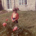Family History: The 1970s, Timperley and Sandbach, Cheshire - 24th January 2020, Sis in the garden at Malton