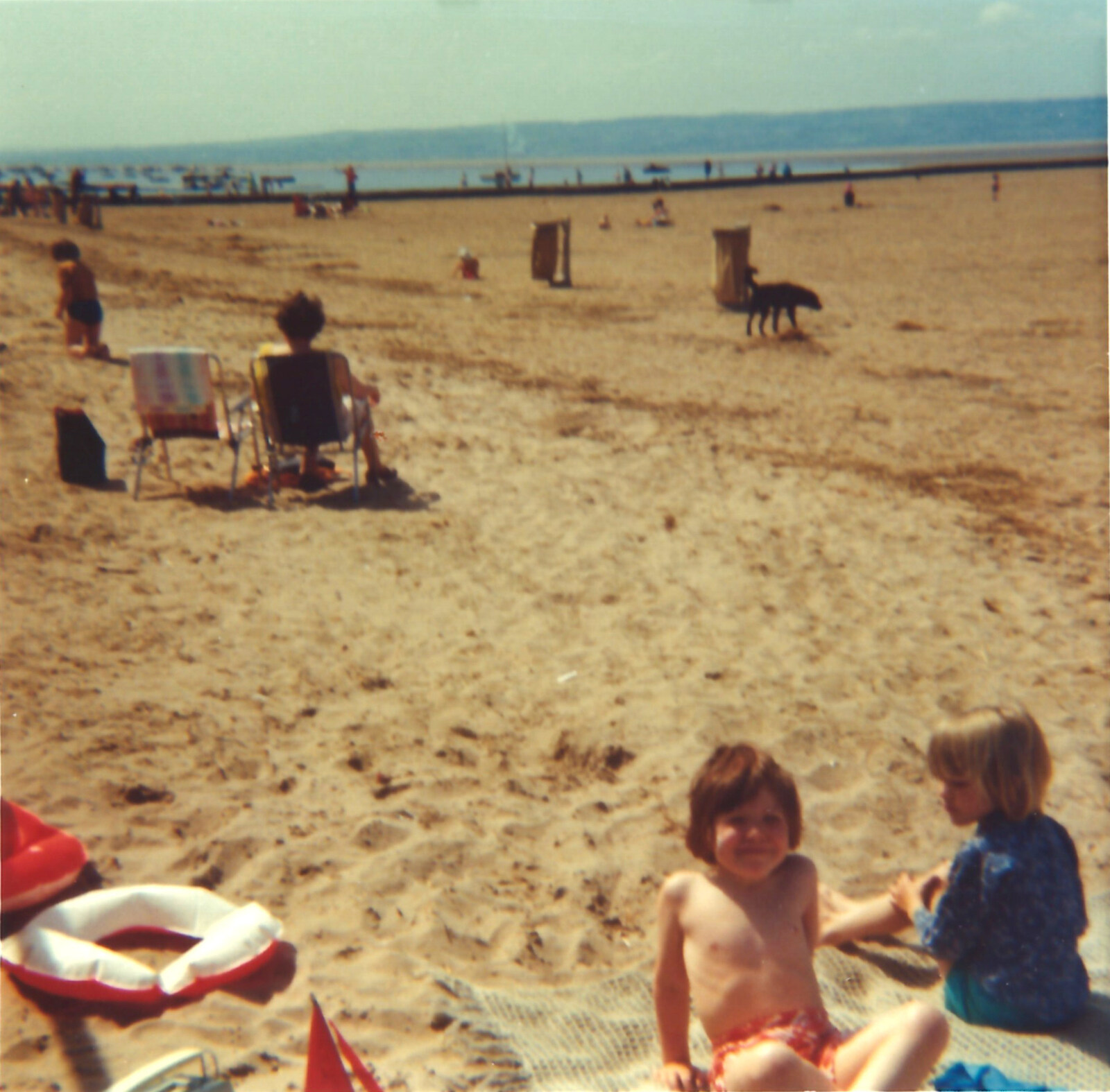 On a beach somewhere from Family History: The 1970s, Timperley and Sandbach, Cheshire - 24th January 2020